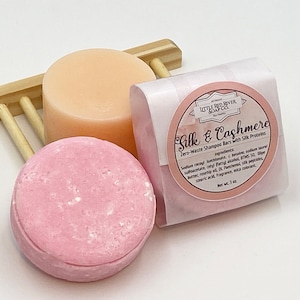 Silk & Cashmere Solid Shampoo or Conditioner Bars