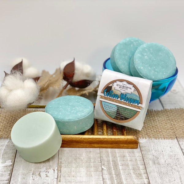 Cotton Blossom Solid Shampoo or Conditioner Bars
