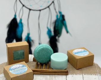 Dreamcatcher Solid Shampoo or Conditioner with Matcha