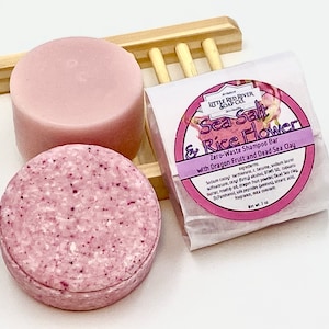 Sea Salt and Rice Flower Solid Shampoo or Conditioner Bars
