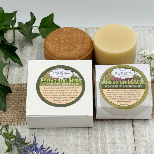 Thrive & Grow Zero Waste Shampoo or Conditioner Bars