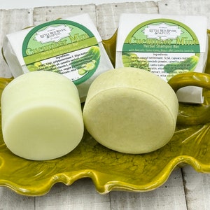 Cucumber Mint Solid Shampoo or Conditioner Bars