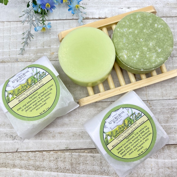 Matcha Tea Shampoo or Conditioner Bars