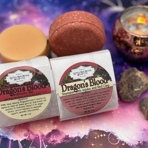 Natural Dragon&#39;s Blood Shampoo or Conditioner Bars