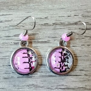 Earrings little strawberry