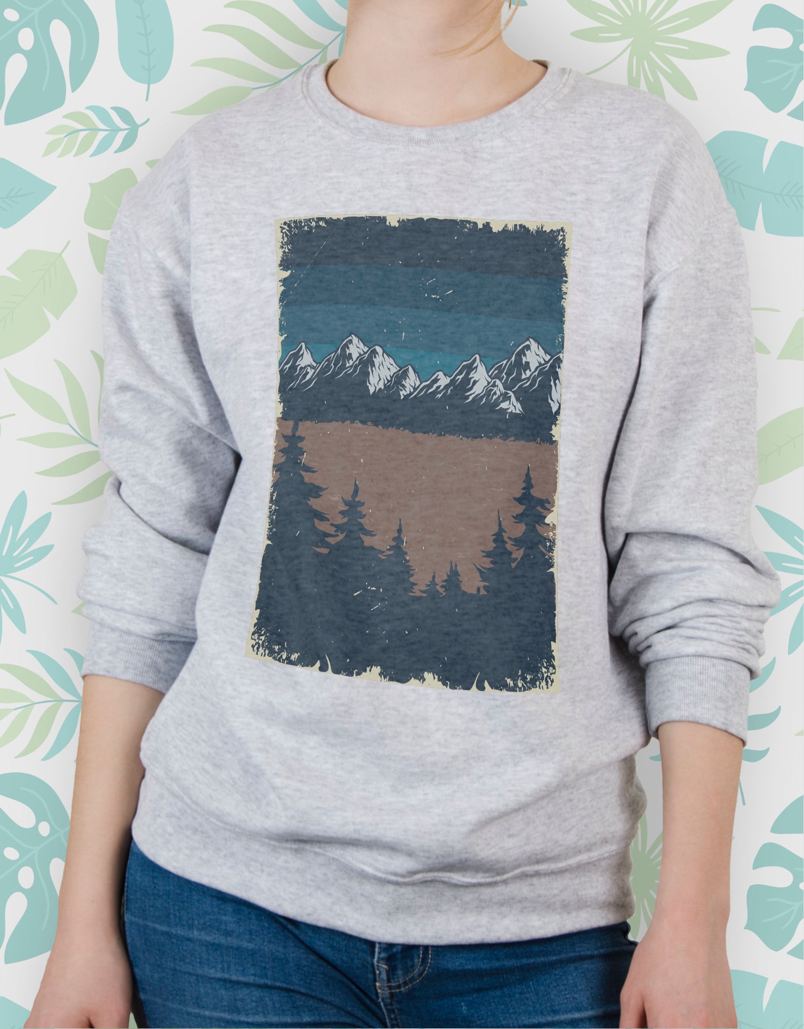 Nature sweatshirt for Women Men Girls sweater Vintage Art Etsy