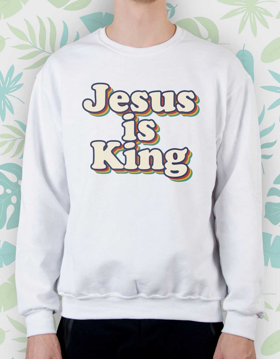 Jesus Sweatshirt for Women Men Girls Sweater Saying Cute Etsy