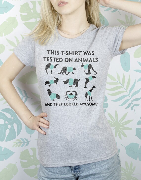 This shirt was tested Animals shirt Funny shirt Shirt with dog Etsy