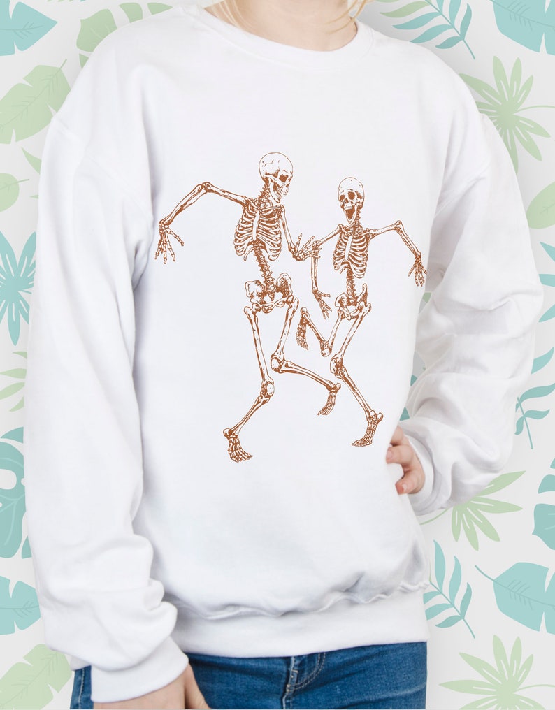 Skeleton Sweatshirt for Women Men Girls Sweater Dance Funny Etsy