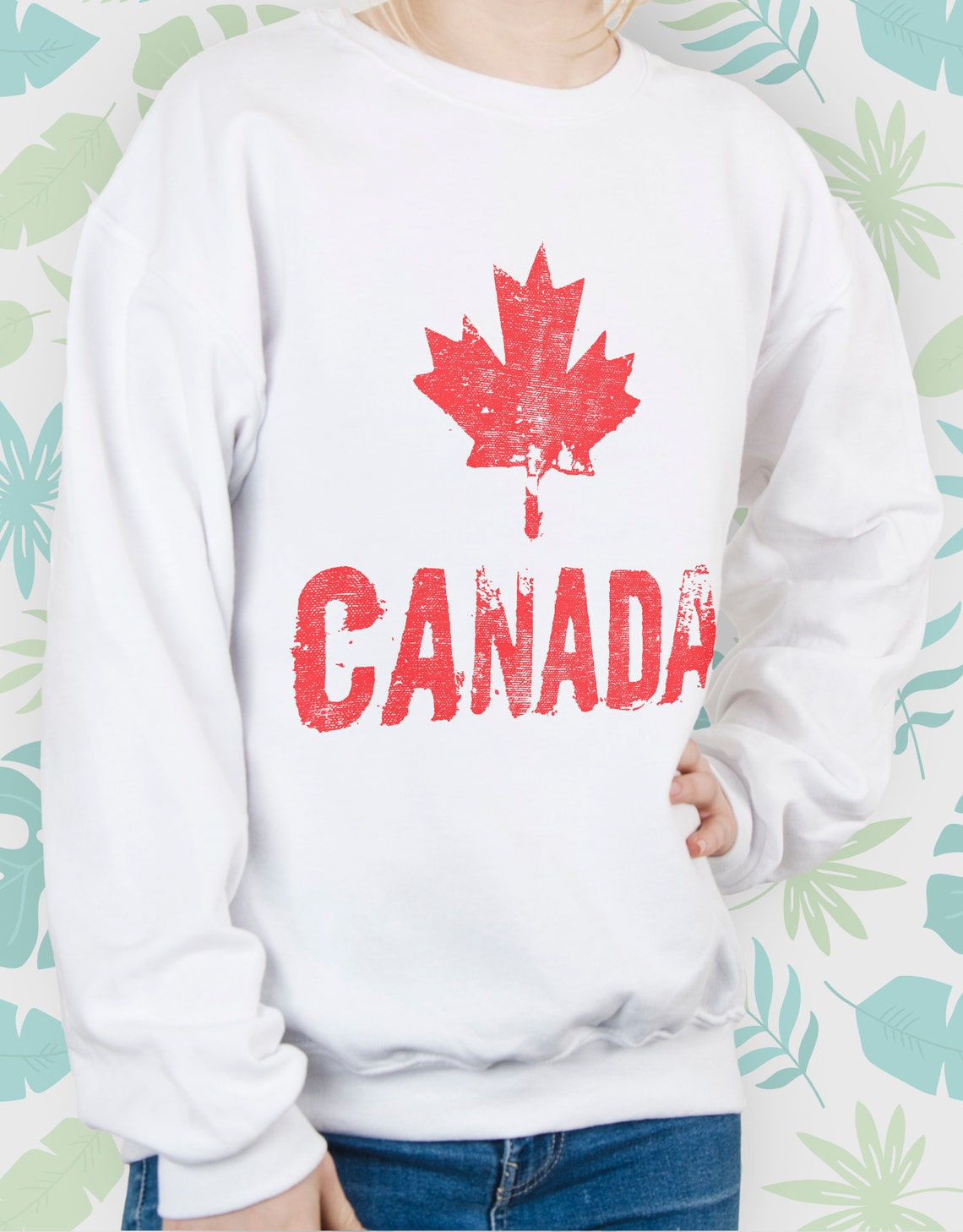Canada Sweatshirt for Men Women Girl Sweater Cute Vintage Etsy