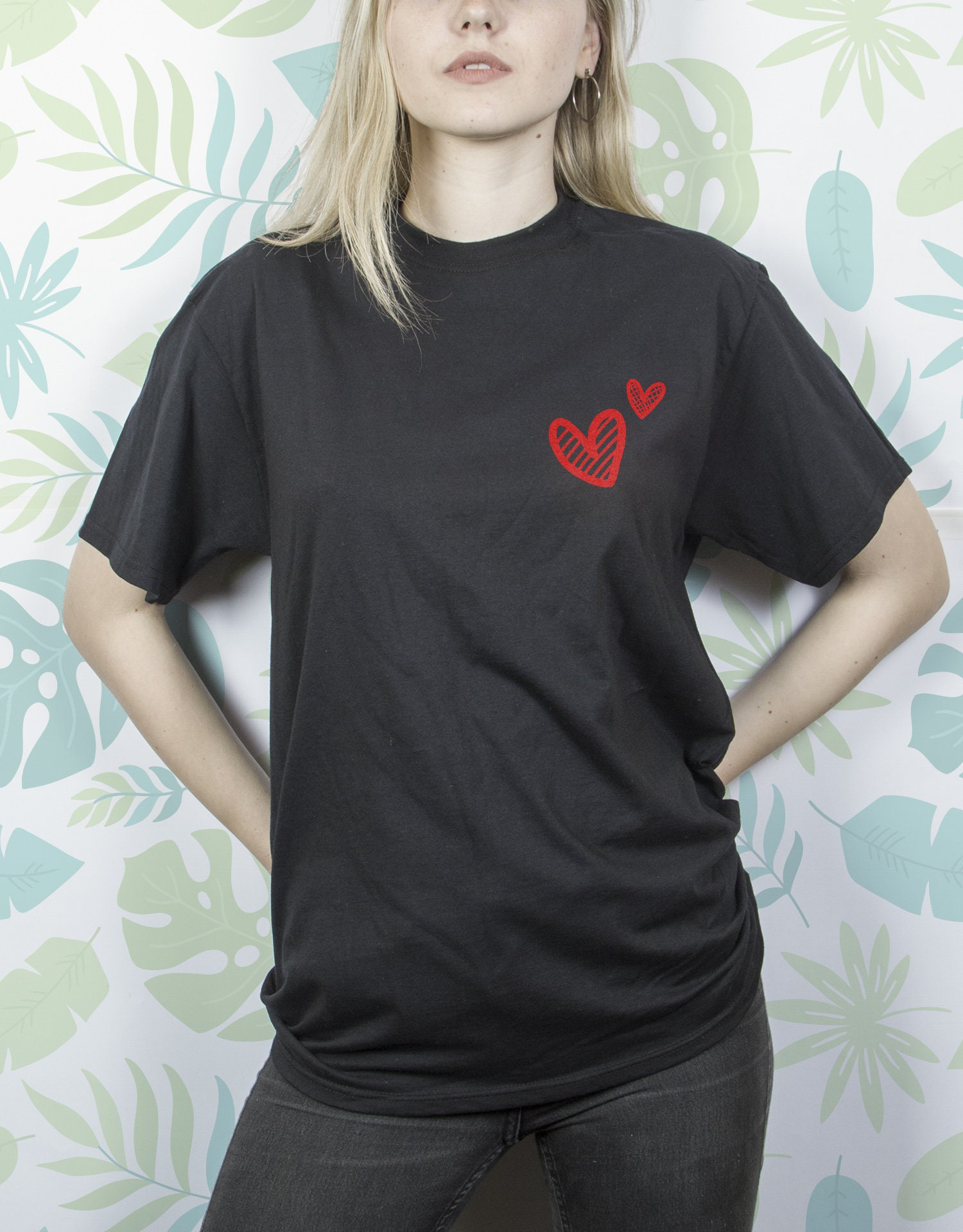 Hearts shirt for Women Men Girl t shirt tshirt Valentine | Etsy