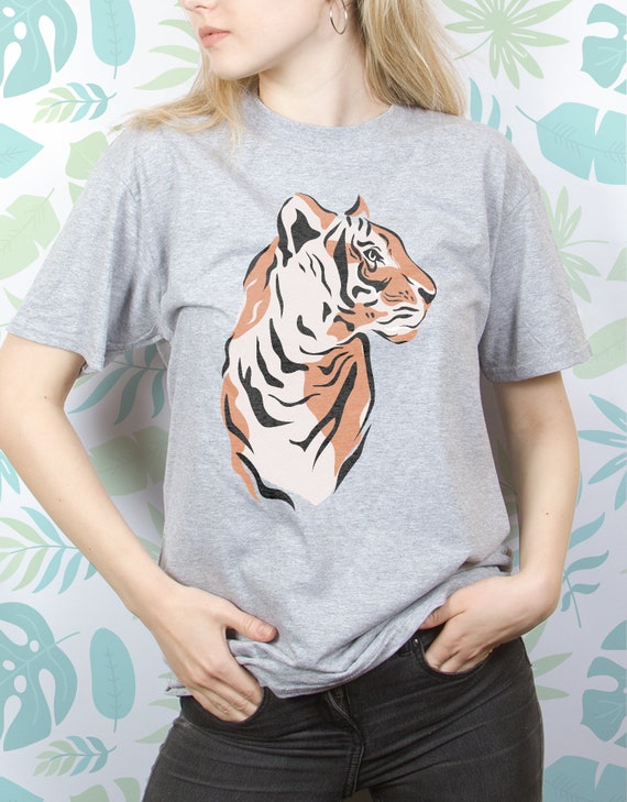 Chemise avec tigre femme sale