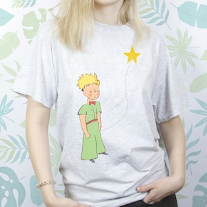 The Little Prince shirt for Women Men Girl t shirt tshirt Vintage Art Graphic tee Kind Tales Kawaii Lady French Book Unisex shirt Gift idea