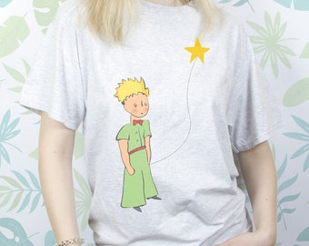The Little Prince shirt for Women Men Girl t shirt tshirt Vintage Art Graphic tee Kind Tales Kawaii Lady French Book Unisex shirt Gift idea