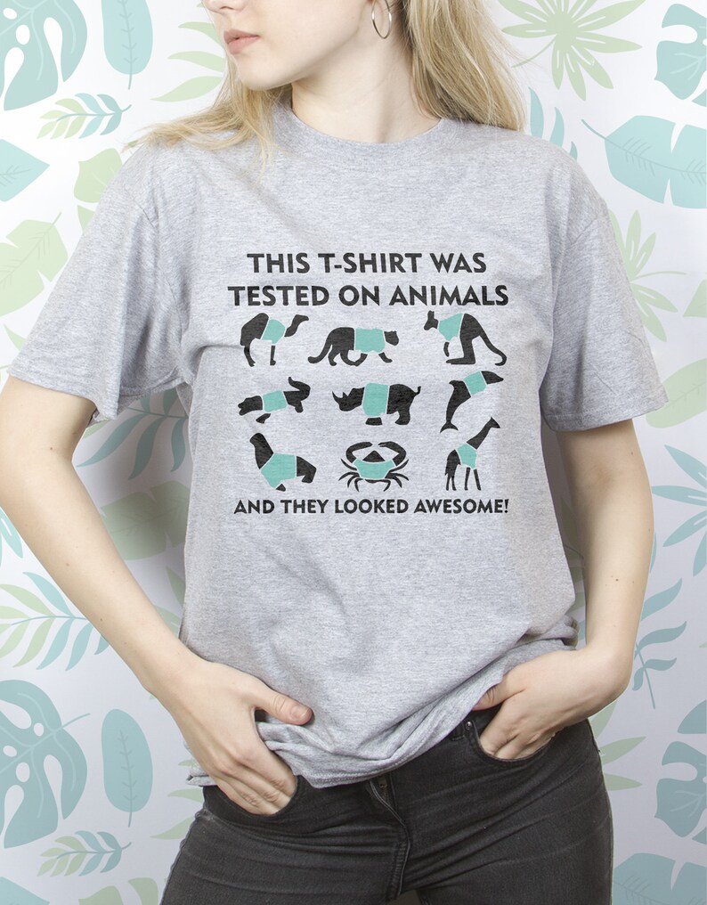 This shirt was tested Animals shirt Funny shirt Shirt with dog Etsy