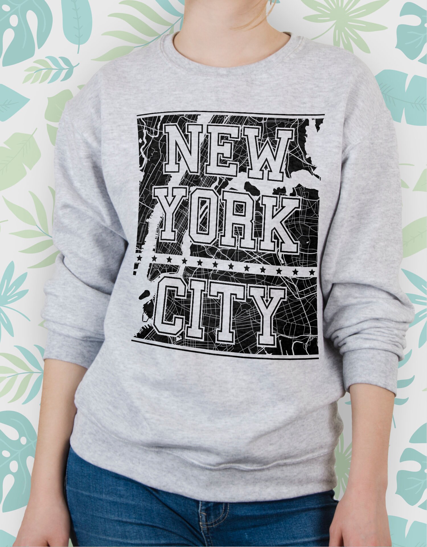 New York sweatshirt for Women Men Girls sweater USA Vintage Etsy