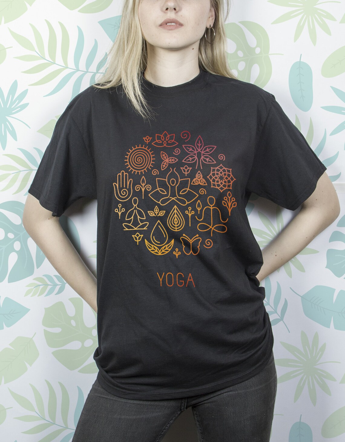 Yoga shirt for Women Men Girls t shirt tshirt for Yoga Herbs Etsy