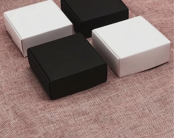 White Black Paper Boxes Wedding Party Favor Boxes Baby Shower Birthday Baptism Christening Gift Boxes Hand Made Product Packing Cookie Boxes