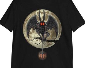 Mothman Shirt, Cryptid Creatures T-Shirt, Cryptids Shirt, Cryptozoology Shirt, Mothman Clothing, Mothman Clothes, Cryptids Apparel