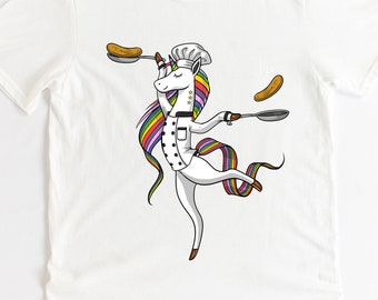 Unicorn Cook Shirt, Funny Cooking Tee, Cooking Clothing, Food Lover Shirt, Unicorn Clothes, Cook Apparel, Funny Chef Shirt, Unicorn Apparel