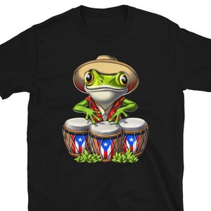 Coqui Frog T-Shirt, Puerto Rico Shirt, Boricua Taino Tee, Puerto Rican Shirt, Taino Clothing, Taino Clothes, Taino Apparel, Boricua Outfit