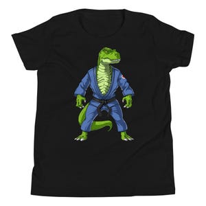 Karate T-Rex Dinosaur Funny Ninja Samurai Men Boys T-Shirt Karate T-Rex Dinosaur Funny Ninja Samurai Men Boys T-Shirt