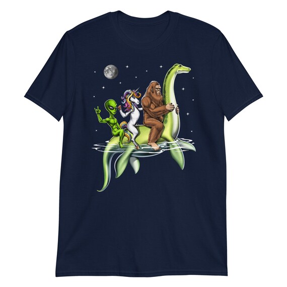 Cryptids T-shirt, Bigfoot Loch Ness Monster Shirt, Cryptozoology