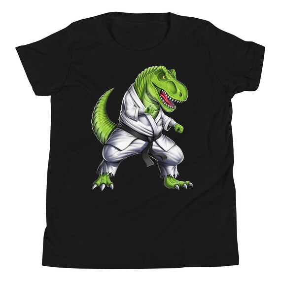 Taekwondo And Martial Arts T-Rex I For Karate Girls And Boys T-Shirt Taekwondo And Martial Arts T-Rex I For Karate Girls And Boys T-Shirt