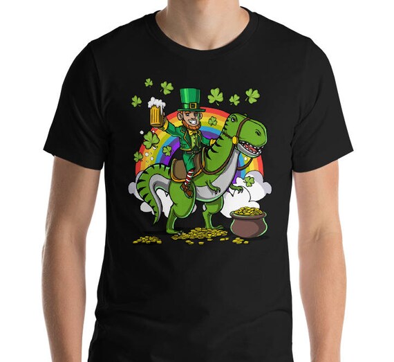 dinosaur st patricks shirt