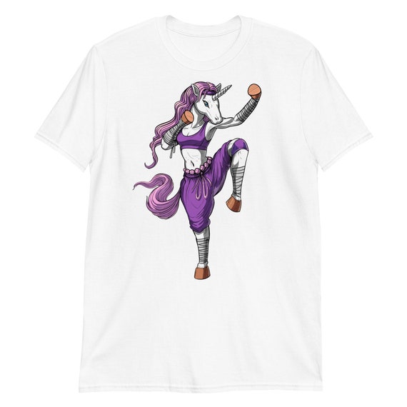Unicorn Muay Thai Shirt, Kung Fu Shirt, Martial Arts Shirt, Kickboxing Tee, Karate Shirt, Thai Boxing Clothing, Thai Boxer Clothes