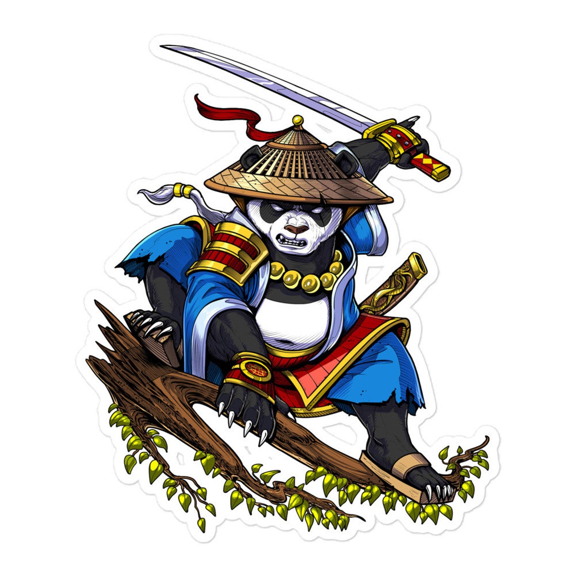 OM3® Panda-Biker Langarm Shirt | Herren | Motorcyc Produktbild-Vorschau 7