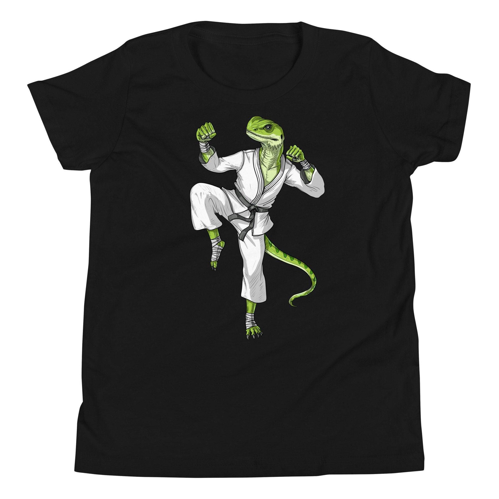 Taekwondo And Martial Arts T-Rex I For Karate Girls And Boys T-Shirt Taekwondo And Martial Arts T-Rex I For Karate Girls And Boys T-Shirt