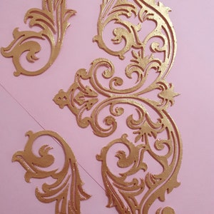 3pc Border Edible Cake Lace