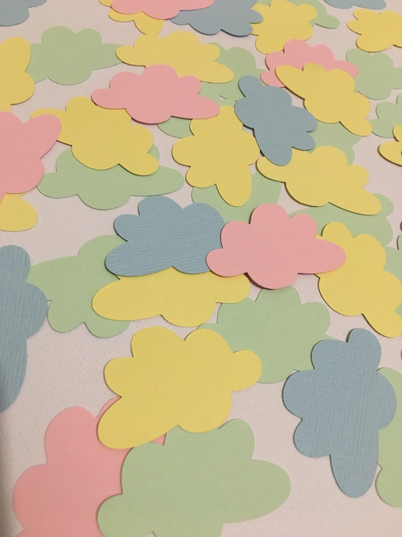 Baby Shower Clouds Cloud Confetti Birthday Decoration