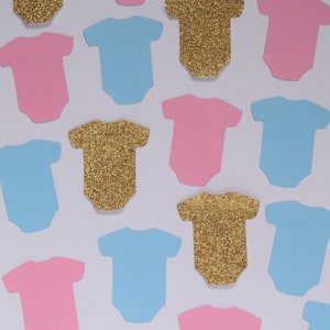 Gender Reveal Confetti, Pink and Blue Gender Reveal Party Decorations, Gender Reveal Baby Shower, Blue and Pink Gender Reveal Decorations