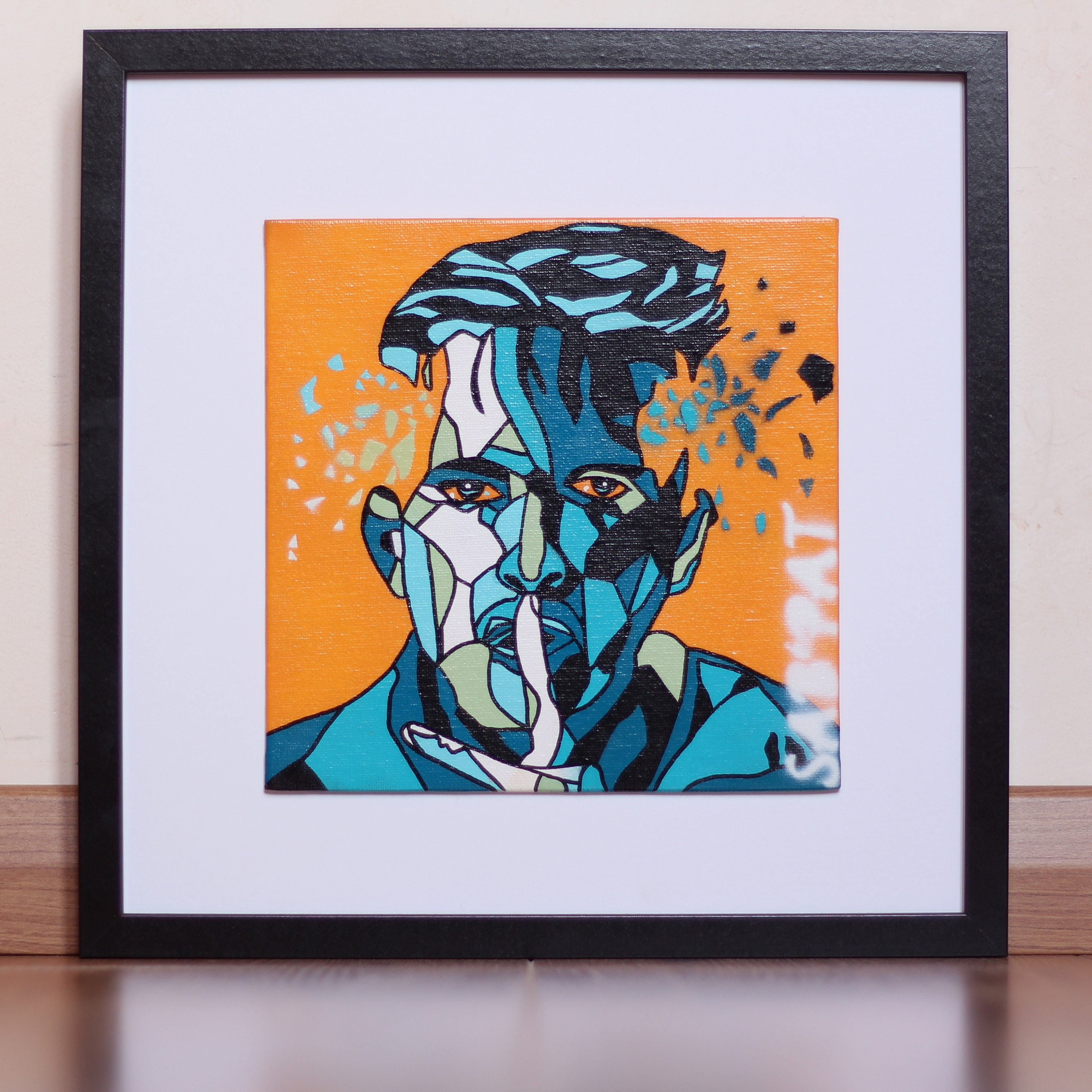 Portrait d'un Homme Façon Puzzle Inspiration David Bowie - Chut Man