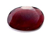 Garnet Natural Pyrope Garnet Both side Faceted Polki 3.90 cts. 9.5x14 mm From Mozambique 4046