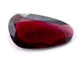 Garnet Natural Pyrope Garnet Both side Faceted Polki 9.60 cts. 11.5x20.5 mm From Mozambique 4055