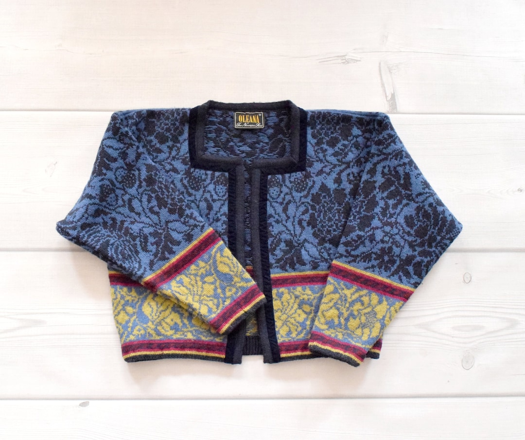 OLEANA 5230 Espeland Size M 100 Wool Made in Norway Short Etsy