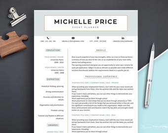 cv template etsy