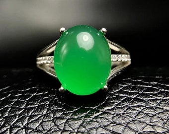 Natural Green Onyx Ring,925 Sterling Silver Ring,Handmade Silver Ring,Onyx Ring,Statement Ring,Promise Ring,Green Gemstone Ring,Gift For Her