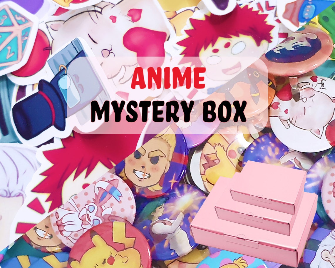 Anime mystery box Anime mystery bag Mystery box Anime Etsy
