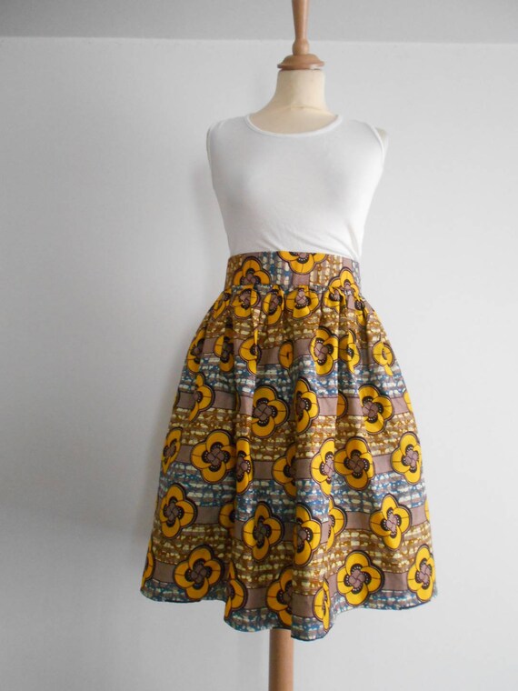 Jupe wax T 42 Etsy France