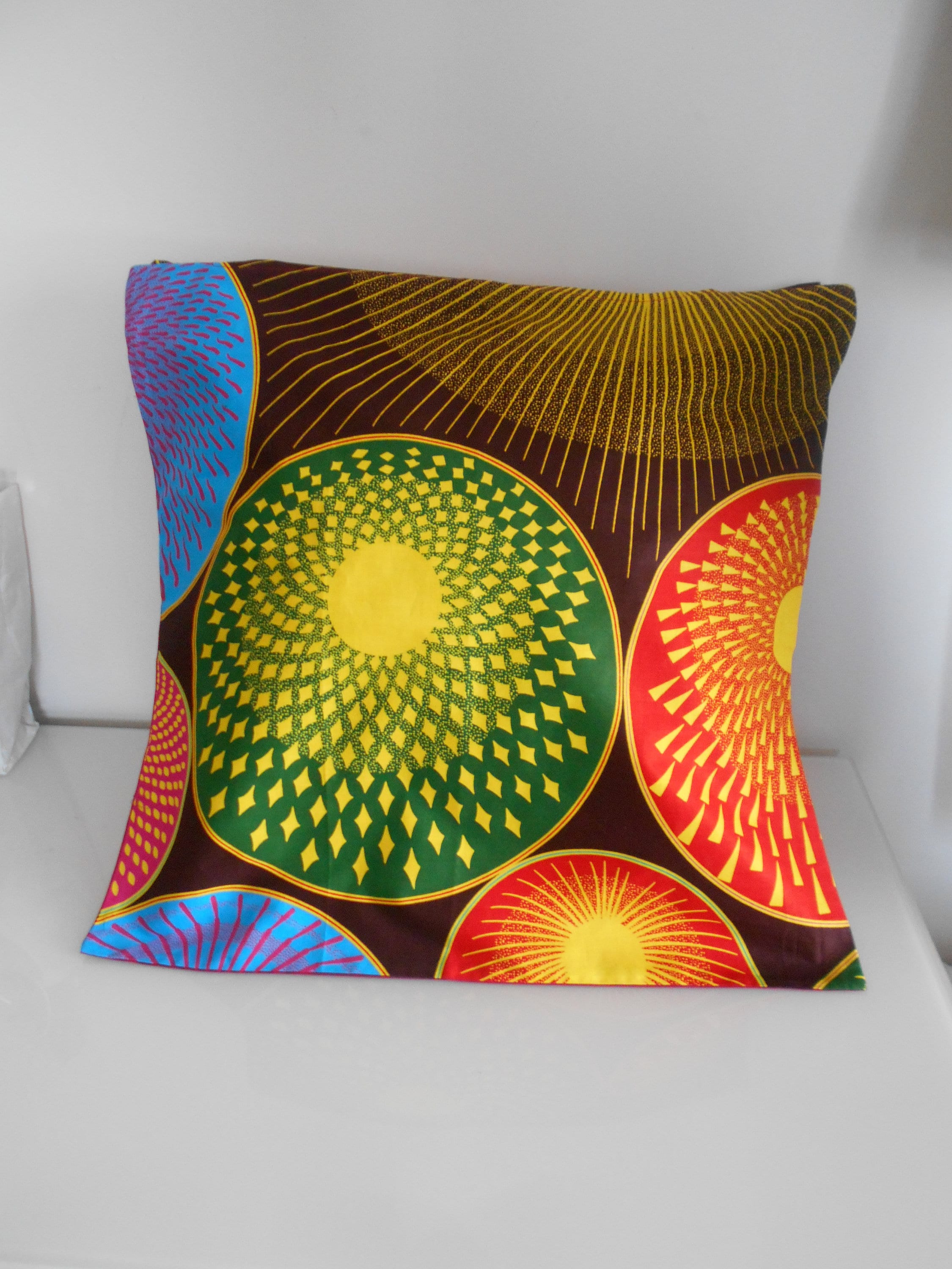 Housse Coussin Wax 50 cm X cm