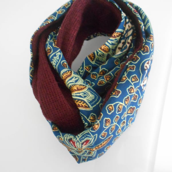 snood enfant écharpe tubulaire wax