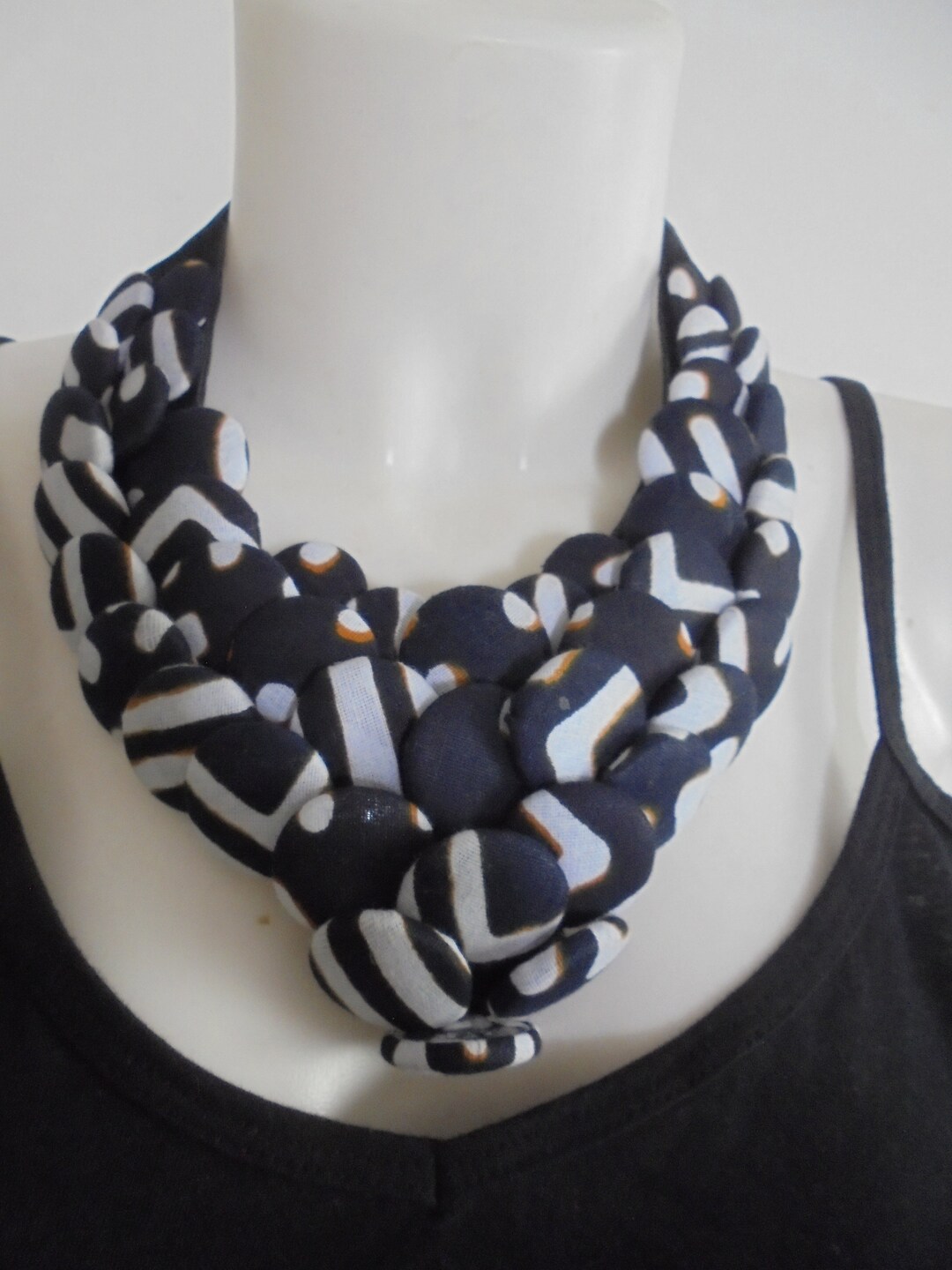 Wax Collar Collar of Wax Buttons Etsy