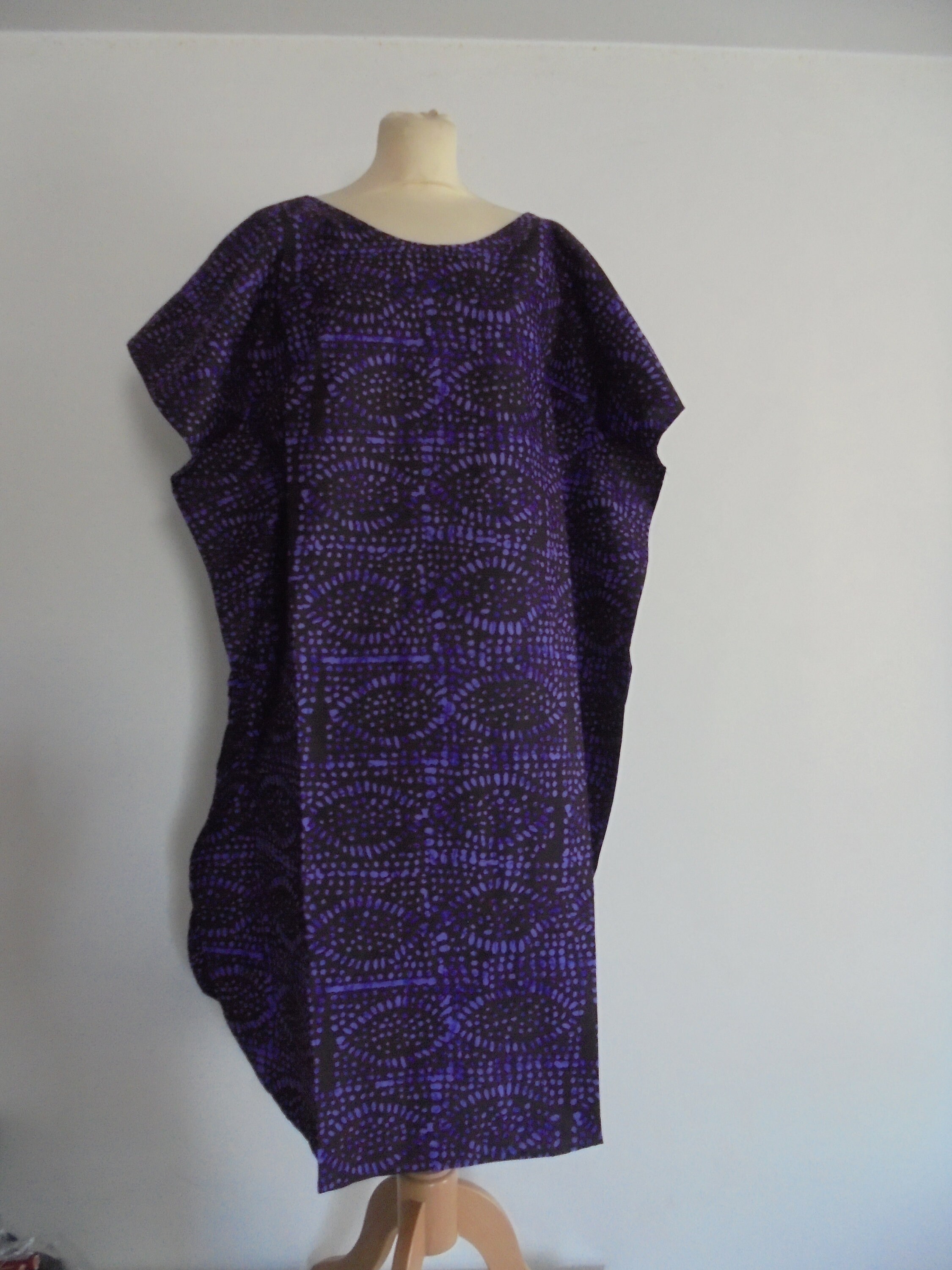 Long dress boubou pattern batik African loincloth | Etsy