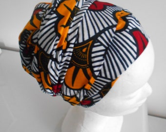 foulard fleurs wax