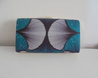 pochette minaudière wax