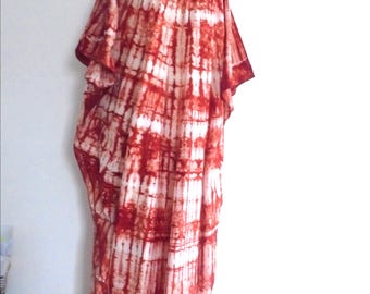 long boubou batik dress